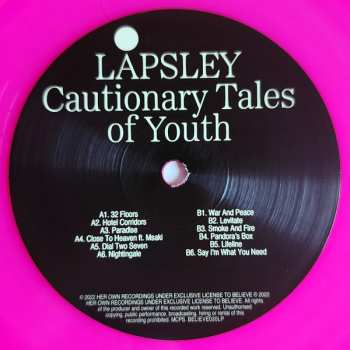 LP Låpsley: Cautionary Tales Of Youth CLR