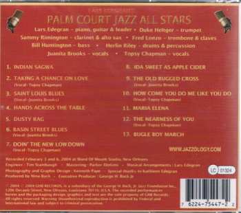 CD Lars Edegran: Palm Court Jazz All Stars