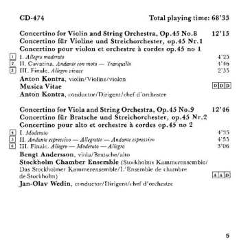 2CD Lars-Erik Larsson: Twelve Concertinos, Op.45