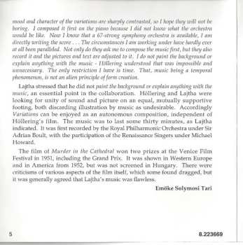 CD Pécs Symphony Orchestra: Orchestral Works Vol. 3: Symphony No. 2 • Variations, Op. 44