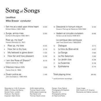 CD Mike Brewer: Song Of Songs 