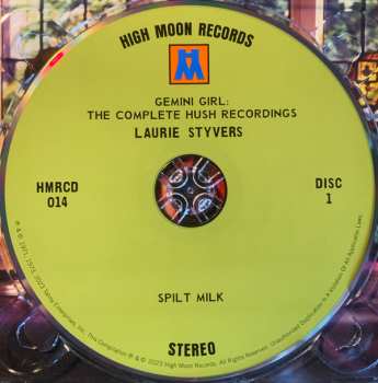 2CD Laurie Styvers: Gemini Girl: The Complete Hush Recordings DLX