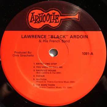 LP Edward Poullard: Lawrence "Black" Ardoin And His French Band
