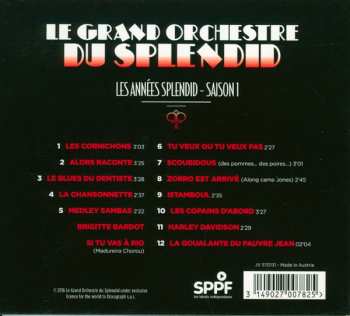 CD Le Grand Orchestre Du Splendid: Les Années Splendid - Sainon 1