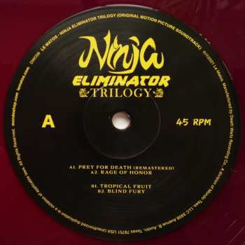 LP Le Matos: Ninja Eliminator Trilogy (Original Motion Picture Soundtrack) CLR | LTD