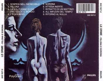 CD Le Orme: Felona E Sorona