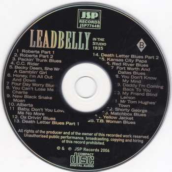 4CD/Caja Leadbelly: Important Recordings 1934 - 1949