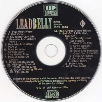 4CD/Caja Leadbelly: Important Recordings 1934 - 1949
