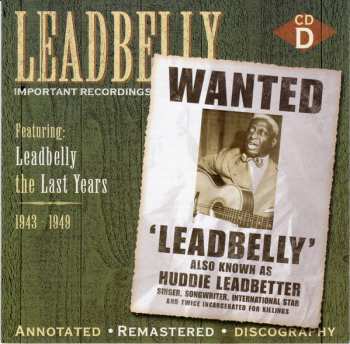 4CD/Caja Leadbelly: Important Recordings 1934 - 1949