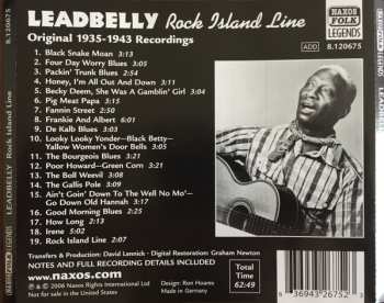 CD Leadbelly: Rock Island Line (Original 1935-1943 Recordings)