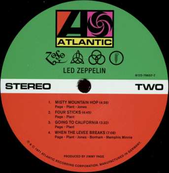 LP Led Zeppelin: Untitled