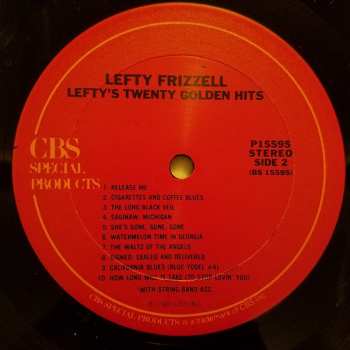LP Lefty Frizzell: Lefty's 20 Golden Hits