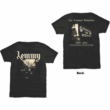 Mercancía Lemmy: Tričko Lived To Win  S