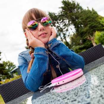 Técnica de áudio Lenco CD-011BU Růžová