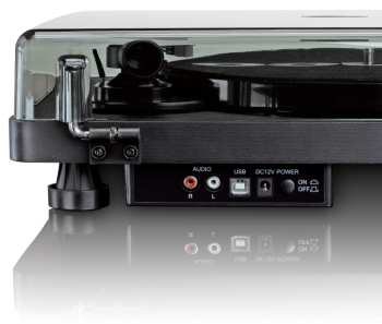 Técnica de áudio Lenco L-30 Černá