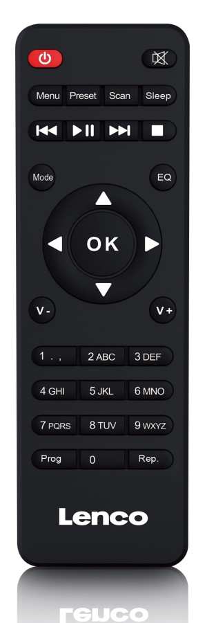 Técnica de áudio Lenco MC-250BK