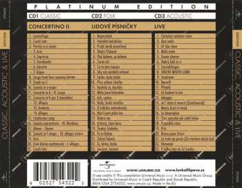 3CD Lenka Filipová: Classic, Acoustic & Live (Platinum Edition)