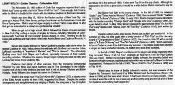 CD Lenny Welch: Since I Fell For You