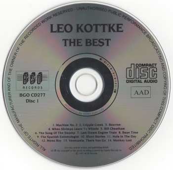 2CD Leo Kottke: The Best