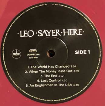 LP Leo Sayer: Here CLR