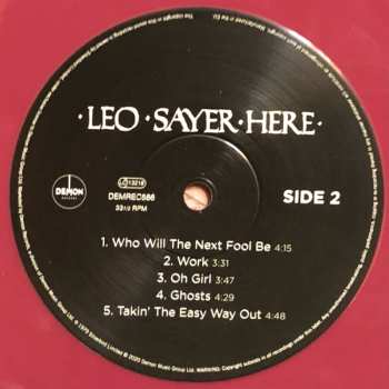 LP Leo Sayer: Here CLR