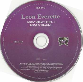 2CD Leon Everette: If I Keep On Going Crazy / Hurricane / Doin' What I Feel
