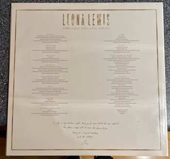 LP Leona Lewis: Christmas, With Love Always CLR