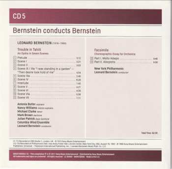 7CD/Caja Leonard Bernstein: Bernstein Conducts Bernstein: Stage Works • Symphonies • Ballets • Choral Works • Songs