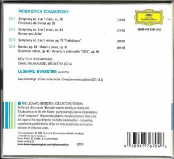 4CD/Caja Pyotr Ilyich Tchaikovsky: Symphonies Nos. 4, 5 & 6 "Pathétique" | "1812" Overture | Romeo & Juliet | Francesca Di Rimini