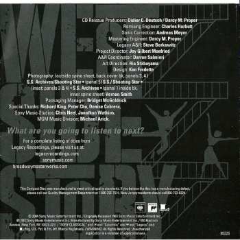 CD Leonard Bernstein: West Side Story (The Original Sound Track Recording)