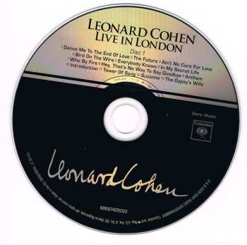 2CD Leonard Cohen: Live In London DIGI