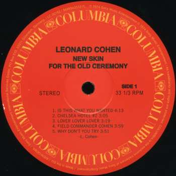 LP Leonard Cohen: New Skin For The Old Ceremony