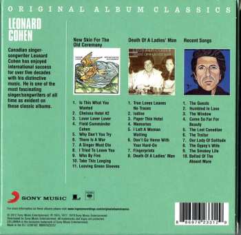3CD/Caja Leonard Cohen: Original Album Classics