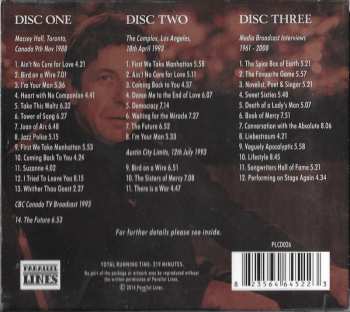 3CD/Caja Leonard Cohen: The Spirit Of Radio (Classic Broadcasts Recordings)