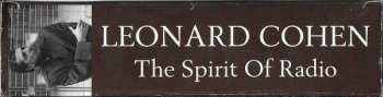 3CD/Caja Leonard Cohen: The Spirit Of Radio (Classic Broadcasts Recordings)