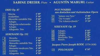 CD Sabine Dreier: Original Romantic Music for Flute and Guitar