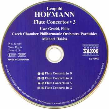 CD Komorní Filharmonie Pardubice: Flute Concertos • 3