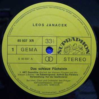 2LP/Caja Leoš Janáček: Das Schlaue Füchslein