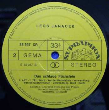 2LP/Caja Leoš Janáček: Das Schlaue Füchslein