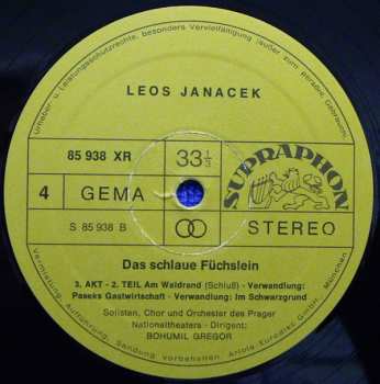 2LP/Caja Leoš Janáček: Das Schlaue Füchslein