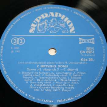 2LP Leoš Janáček: Z Mrtvého Domu