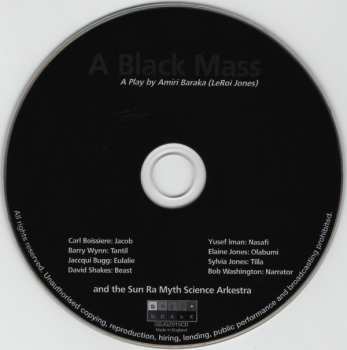 CD Sun Ra: A Black Mass