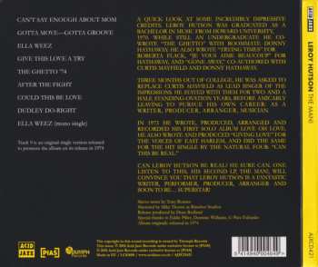 CD Leroy Hutson: The Man!