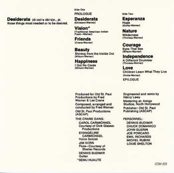 CD Les Crane: Desiderata