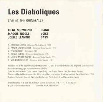 CD Les Diaboliques: Live At The Rhinefalls