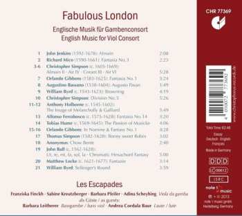 CD Les Escapades: Fabulous London