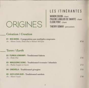 CD Les Itinérantes: Origines