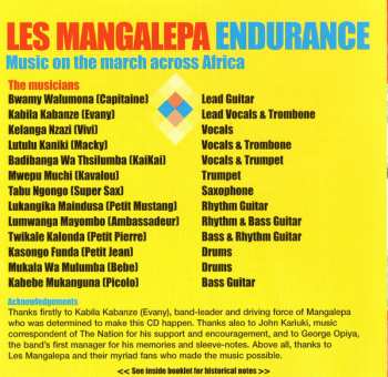 CD Orchestra Les Mangelepa: Endurance