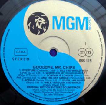 LP John Williams: Goodbye, Mr. Chips