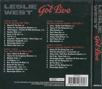 4CD/Caja Leslie West: Got Live
